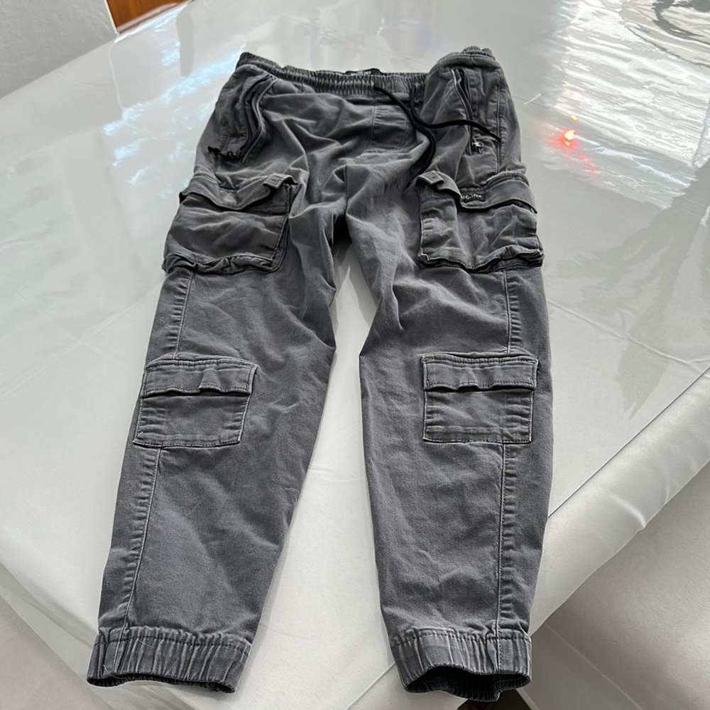 Hollister Men's Gray Cargo Pants